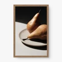 Quadro Decorativo Peras Delicadas – Arte Minimalista Gourmet