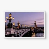 Quadro Decorativo Ponte Alexandre III – Elegância Parisiense