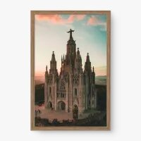 Quadro Decorativo Templo Sagrado Coração – arte Barcelona