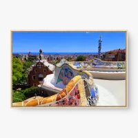 Quadro Decorativo Panorâmica de Barcelona – panorama cidade