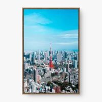 Quadro Decorativo Panorama de Tóquio – Vista Aérea Moderna
