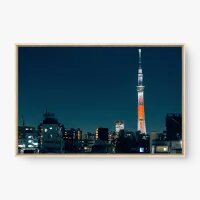 Quadro Decorativo Noite em Tóquio