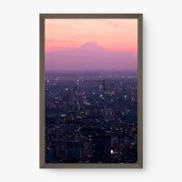 Quadro Decorativo Entardecer em Tóquio – Paisagem Urbana