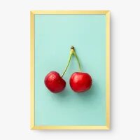 Quadro Decorativo Cerejinhas - Quadros de alimentos