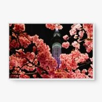 Quadro Decorativo Cerejeira Skytree