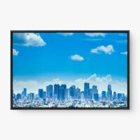 Quadro Decorativo Metrópole Japonesa – Skyline de Tóquio
