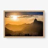 Quadro Decorativo Amanhecer no Rio Quadro Decorativo Amanhecer no Rio