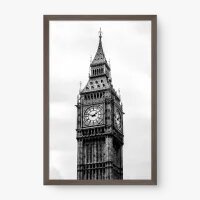 Quadro Decorativo Big Ben PB – Londres em Preto e Branco