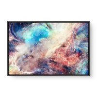 Quadro Decorativo Nebulosas Coloridas II – abstrato colorido moderno