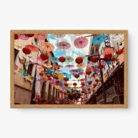 Quadro Decorativo Bairro Chino – Arte Urbana Colorida