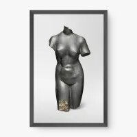 Quadro Decorativo Tronco Feminino - Quadros minimalistas Quadro Decorativo Tronco Feminino - Quadros minimalistas