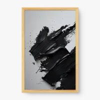 Quadro Decorativo Pinceladas Texturizadas - Quadros minimalistas Quadro Decorativo Pinceladas Texturizadas - Quadros minimalistas