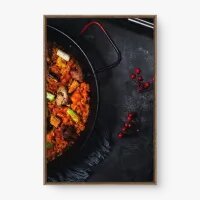 Quadro Decorativo Galinhada - Quadros de alimentos Quadro Decorativo Galinhada - Quadros de alimentos