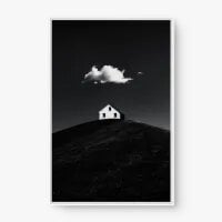 Quadro Decorativo Casa da Colina - Quadros de paisagens Quadro Decorativo Casa da Colina - Quadros de paisagens