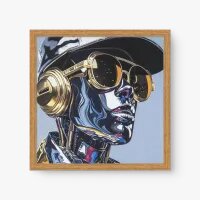 Quadro Decorativo Robo Style – robô futurista estiloso