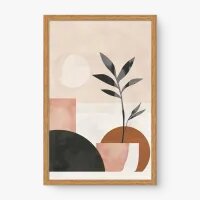 Quadro Decorativo Sketch Harmonia Geométrica