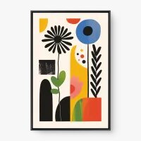 Quadro Decorativo Sketch Retrô Moderno