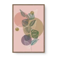 Quadro Decorativo Sketch Folhagem Delicada Quadro Decorativo Sketch Folhagem Delicada