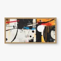 Quadro Decorativo Street Art Abstrato IV – Arte Urbana Contemporânea e Expressiva