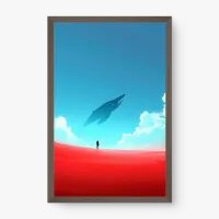 Quadro Decorativo Caminhada Surreal