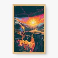 Quadro Decorativo Aventura nas Montanhas – Liberdade e Energia em Arte
