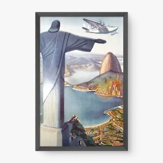 Quadro Decorativo Rio Vintage Quadro Decorativo Rio Vintage