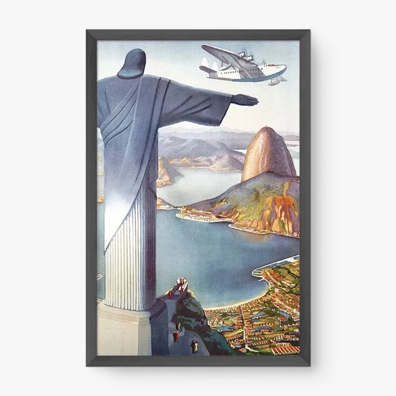 Quadro Decorativo Rio Vintage