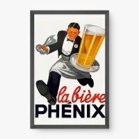 Quadro Decorativo La Biére Phénix Vintage | Arte Retrô – Quadrart