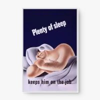 Quadro Decorativo Durma Bem Vintage | Arte Retrô – Quadrart