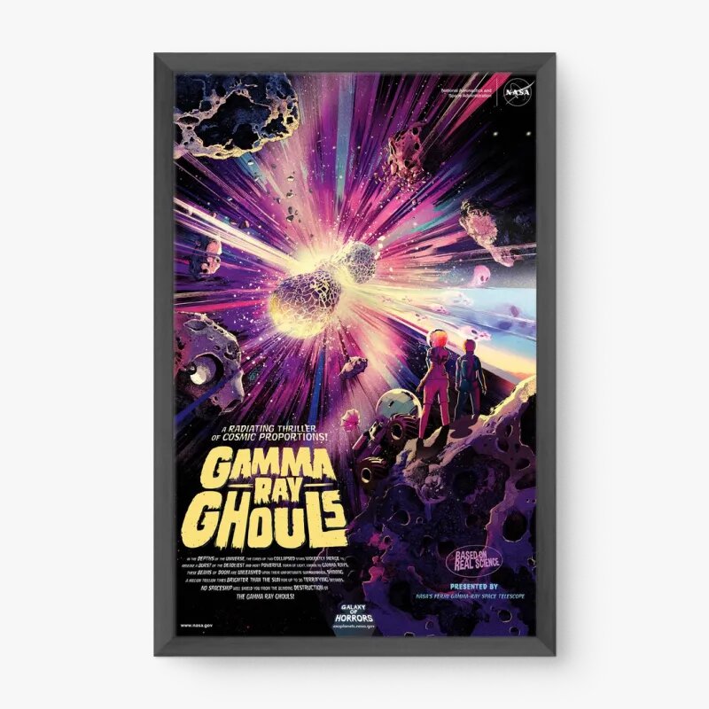 Quadro Decorativo Gamma Ray Ghouls Vintage
