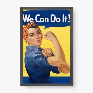 Quadro Decorativo We Can Do It Vintage Quadro Decorativo We Can Do It Vintage