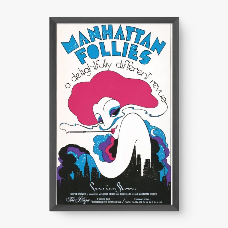 Quadro Decorativo Loucuras de Manhattan Vintage