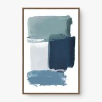 Quadro Decorativo Abstrato Brisa Marinha 2 - Quadrart