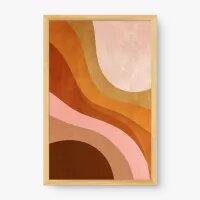 Quadro Decorativo Abstrato Ecos do Deserto 1 - Quadrart Quadro Decorativo Abstrato Ecos do Deserto 1 - Quadrart