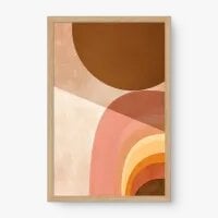 Quadro Decorativo Abstrato Ecos do Deserto 4 - Quadrart Quadro Decorativo Abstrato Ecos do Deserto 4 - Quadrart