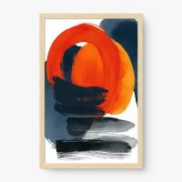 Quadro Abstrato Pulso Moderno 2 – arte contemporânea vibrante