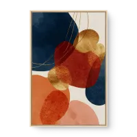 Quadro Abstrato Encontro de Tons – arte moderna elegante