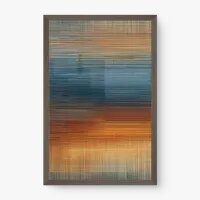 Quadro Abstrato Tramas do Entardecer – moderno e elegante