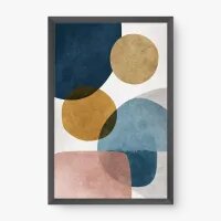 Quadro Decorativo Abstrato EquilÃbrio Suave - Quadrart Quadro Decorativo Abstrato EquilÃbrio Suave - Quadrart