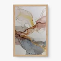 Quadro Abstrato Harmonias Naturais – Arte Suave e Elegante