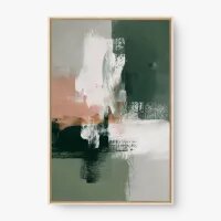 Quadro Decorativo Abstrato Terra Serena 1 - Quadrart