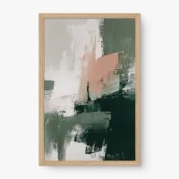 Quadro Decorativo Abstrato Terra Serena 2 - Quadrart