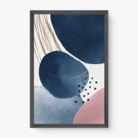 Quadro Decorativo Abstrato Essência Suave - Quadrart Quadro Decorativo Abstrato Essência Suave - Quadrart