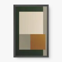Quadro Decorativo Abstrato Estrutura Serena - Quadrart Quadro Decorativo Abstrato Estrutura Serena - Quadrart
