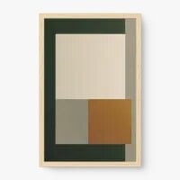 Quadro Decorativo Abstrato Estrutura Serena - Quadrart Quadro Decorativo Abstrato Estrutura Serena - Quadrart