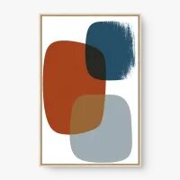 Quadro Decorativo Abstrato Colunas de Cor 3 - Quadrart