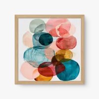 Quadro Decorativo Abstrato Alma das Cores 1 - Quadrart