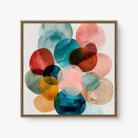 Quadro Decorativo Abstrato Alma das Cores 2 - Quadrart