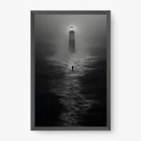 Quadro Decorativo A Encontro do Farol - Quadros de ambientes Quadro Decorativo A Encontro do Farol - Quadros de ambientes