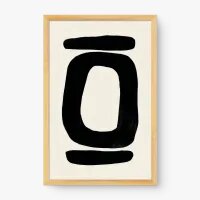 Quadro Decorativo Abstrato Forma Essencial 1 - Quadrart